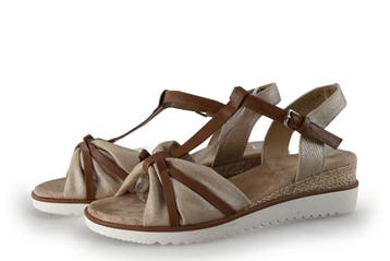 Tom Tailor Sandalen in maat 40 Goud, Overige kleuren, Verzenden, Zo goed als nieuw, Sandalen of Muiltjes