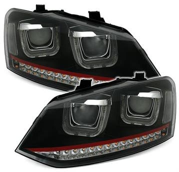 Koplampen passend voor VW Polo 6R / 6C 09- DRL Dynamic, Ophalen of Verzenden, Nieuw
