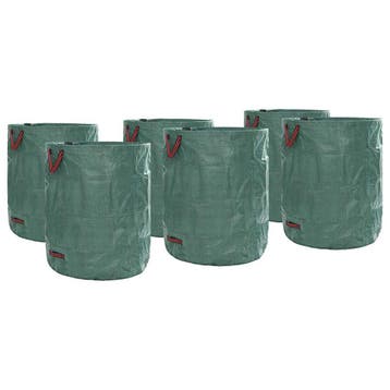 vidaXL Tuinafvalzakken 12 st 500 l Groen Polypropyleen, Verzenden, Nieuw