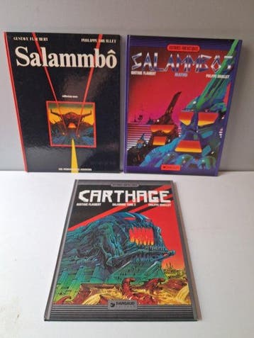 Salammbô T1 à T3 - Série complète - 3x C - 3 Album - Eerste, Boeken, Nieuw