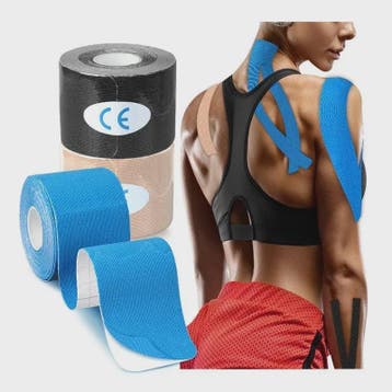 Elastische Kinesiologie Tape voor Spierondersteuning, Pijnve, Sport en Fitness, Verzenden, Nieuw