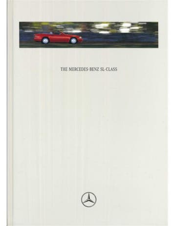 1996 MERCEDES BENZ SL HARDCOVER BROCHURE ENGELS, Boeken, Nieuw, Author