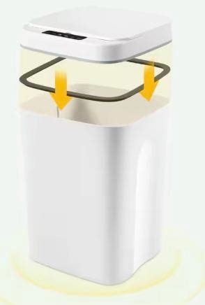 Sensor Prullenbak 16L – Automatische Afvalemmer Wit, Verzenden, Nieuw
