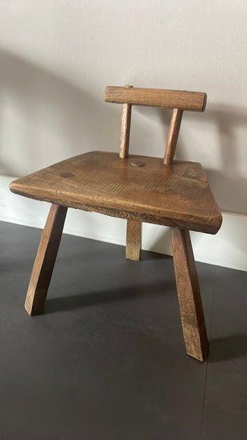 Kruk - Eik - Krukje eiken hout antiek