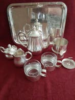 Koffieservies (6) - Verzilverd, Antiek en Kunst