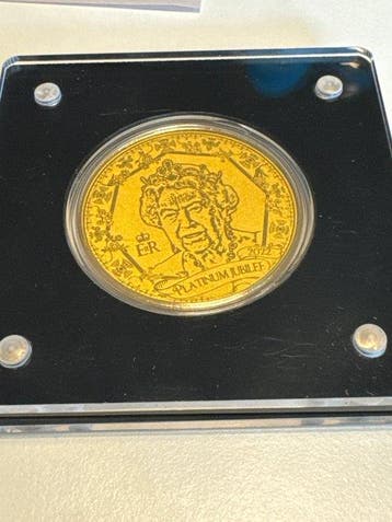 Wereld. Medal ND Queen Elizabeth Platinum Jubilee 1/200 Oz