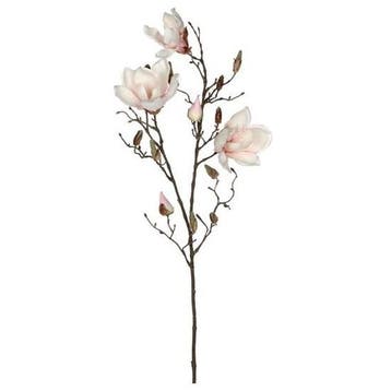 Licht roze Magnolia/beverboom kunsttak kunstplant 90 cm - .., Ophalen of Verzenden