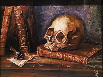 Duitse school (XX) - Memento Mori, Vanitas