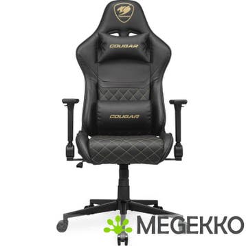 COUGAR Gaming ARMOR ONE V2 Gaming Stoel Zwart/Goud, Verzenden, Nieuw