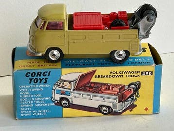 Corgi Toys 1:43 - Modelbus - Volkswagen Breakdown Truck 490, Nieuw