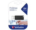 Verbatim | USB Stick | 64 GB | USB 2.0 | Pinstripe, Verzenden, Nieuw