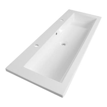 Brauer Solar Slim Wastafel - 120 cm - met 1 Spoelbak en 2, Ophalen of Verzenden, Nieuw