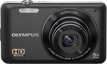 Olympus VG-120 Digitale Compact Camera - Zwart (In doos), Verzenden, Zo goed als nieuw