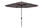Madison Paros 2 luxe stokparasol - 300 cm. - Taupe, Verzenden, Nieuw, Stokparasol, Kantelbaar