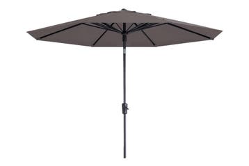 Madison Paros 2 luxe stokparasol - 300 cm. - Taupe, Verzenden, Nieuw, Stokparasol, Kantelbaar