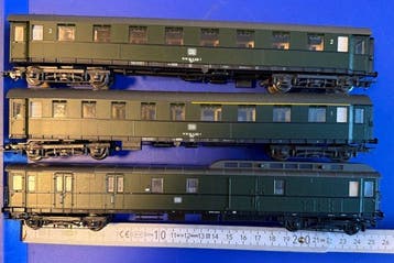 Liliput H0 - Modeltrein personenwagen (3) - DB, Nieuw