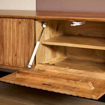 Zwevend tv meubel Madison Natural | 280 cm | Starfurn, Ophalen of Verzenden, Nieuw