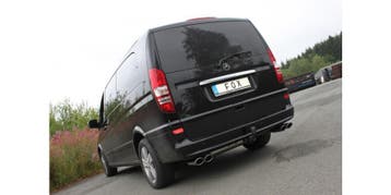 FOX Mercedes Vito/ Viano - W639 compacte einddemper dwars, u, Verzenden, Nieuw