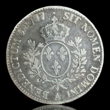 Frankrijk. Louis XVI (1774-1792). Ecu 1777-A, Paris (Zonder