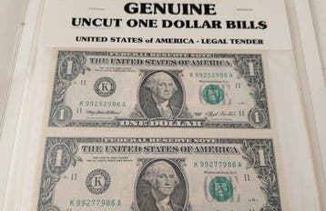 Verenigde Staten van Amerika. - 2 x 1 Dollars 1993 Uncut