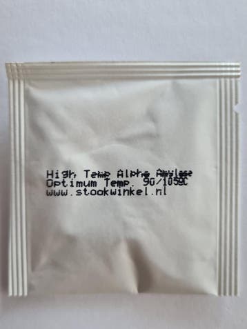 Alpha Amylase Enzymen 5 Gram - werkt tot 105, Ophalen of Verzenden, Nieuw, Overige typen