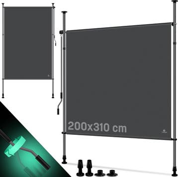 Klemluifel - Balkon luifel - Verticale luifel - 200x310 cm -, Verzenden, Zo goed als nieuw