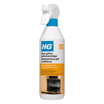 HG oven, grill en barbecuereiniger | 500 ml (Voor de keuken), Verzenden