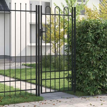 vidaXL Hekpoort BOXTEL enkele deur met gebogen bovenzijde, Tuin en Terras, Verzenden, Nieuw