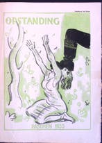 Getrapt door de laars van fascisme op spotprent (Lithos), Verzenden