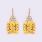 Zonder minimumprijs - Oorbellen - 14 karaat Geel goud -, Nieuw