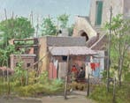 Leon Giuseppe Buono ( 1888-1976) - Cortile, Antiek en Kunst