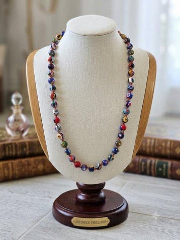 Murano-glas - Halsketting - Millefiori