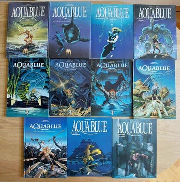 Aquablue 1 t/m 11 - 11 Album - Diverse edities - 1996/2010, Nieuw