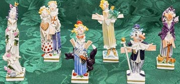 Meissen - Beeldje - Peter Strang Figures (6) - Hard-paste