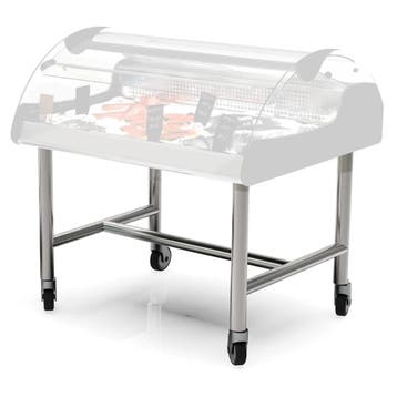 Onderstel | XL | RVS | Wielen (Geremd) | 1000x880mm SAYL, Verzenden, Nieuw in verpakking