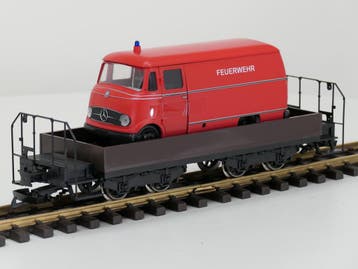 TRAINLINE45 3050100 Niederbordwagen Braun Mit Wittenberge..., Gebruikt, Gelijkstroom, Overige typen, Ophalen of Verzenden