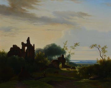 Marinus Adrianus Koekkoek I (1807-1868), Toegeschreven aan -, Antiek en Kunst, Kunst | Schilderijen | Klassiek
