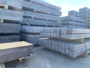 B-Keus Schuttingpaal antraciet 3000 x 85 x 85 mm standaar..., Ophalen of Verzenden, Nieuw