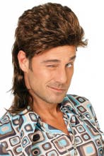 Johnny Tokkie pruik bruin, Ophalen of Verzenden, Nieuw