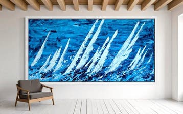 VOLHA - Where the Wind Leads /Sails-XXL-Hand painted