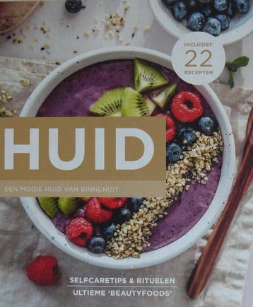 Huid, een mooie huid van binnenuit - Inclusief 22 Beautyfood, Boeken, Verzenden, Zo goed als nieuw, Patricia Lautenschutz