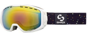 Sinner Mohawk - Skibril - Cat.3 - Volwassenen - White Red, Verzenden, Nieuw