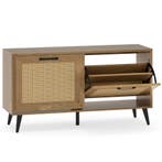 LIVSK Schoenenkast - Verstelbare Planken - Handgevlochten Ro, Verzenden, Nieuw