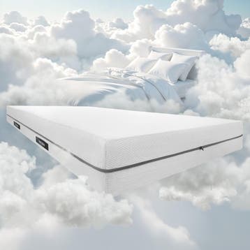 Matras Sky, 2in1 hardheden, 3D-mesh - 100 x 190 cm, Verzenden, Nieuw