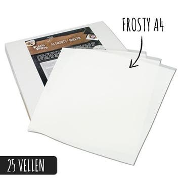 Frosty sheets 2.0 A4-formaat (25 vellen), Verzenden, Nieuw