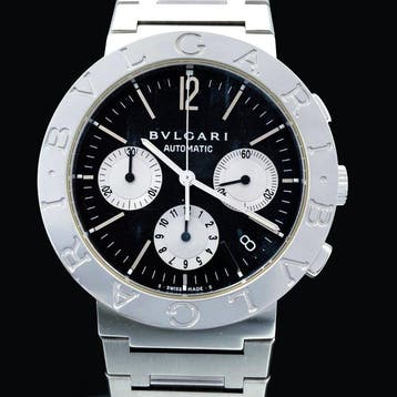 Bvlgari - Bvlgari Bvlgari Chronograph - BB38SSCH - Heren -, Nieuw