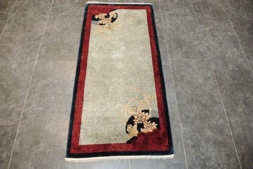 Chinaanse zijde - Tapijt - 125 cm - 62 cm, Nieuw