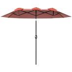 Parasol, Tuinparasol, Kantelbaar, Met Handslinger, Winddak,, Verzenden