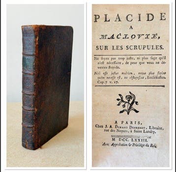 Anonyme - Placide à Maclovie - 1773, Antiek en Kunst
