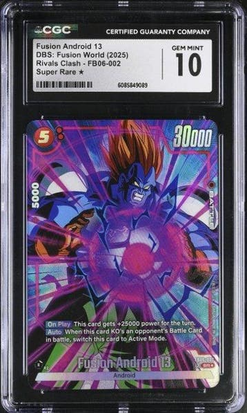 Bandai - 1 Graded card - Dragon Ball - Fusion Android 13, Nieuw